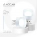 ACCLAB Лампа USB ACCLAB AL-LED01, 1W, 5000K, white (1283126552809)