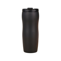 Термокружка Merlion 500 мл з відкидною кришкою, чорна (Mug-500Black)
