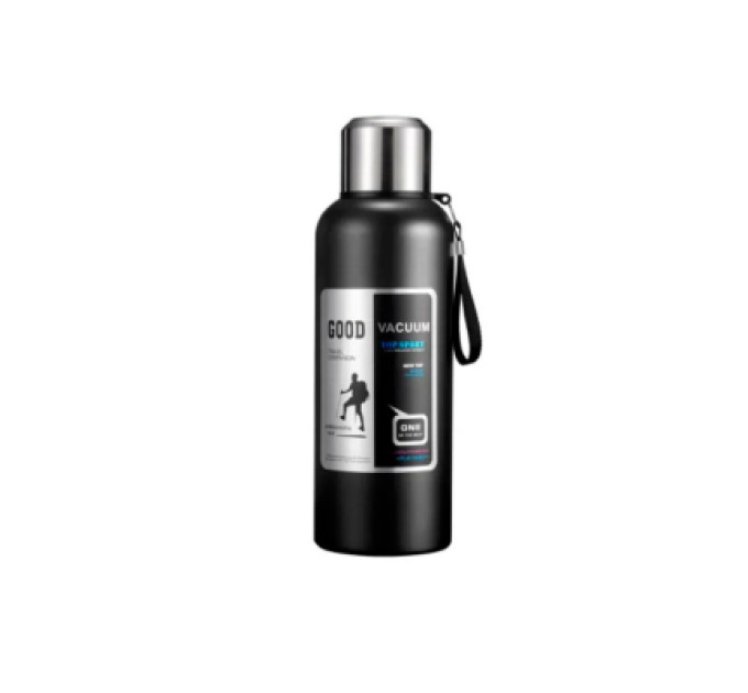 Merlion Термос Merlion з ситечком та чашкою 0,6 л, чорний (ZK-127-600Black)