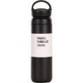 Merlion Термос Merlion Travel Tumbler 500 мл, подвійна кришка з ручкою, чорний (SUS304-500Black)