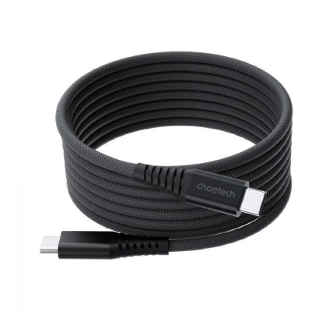 Choetech Дата кабель USB-C to USB-C 1.2m 240W magnetic black Choetech (XCC-1051-BK)