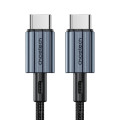 Choetech Дата кабель USB-C to USB-C 2.0m PD60W black Choetech (6932112105035)