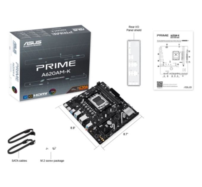 ASUS Материнська плата ASUS PRIME A620AM-K