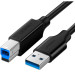 Ugreen Кабель для принтера USB 3.0 AM/BM 2.0m US210 black Ugreen (10372)