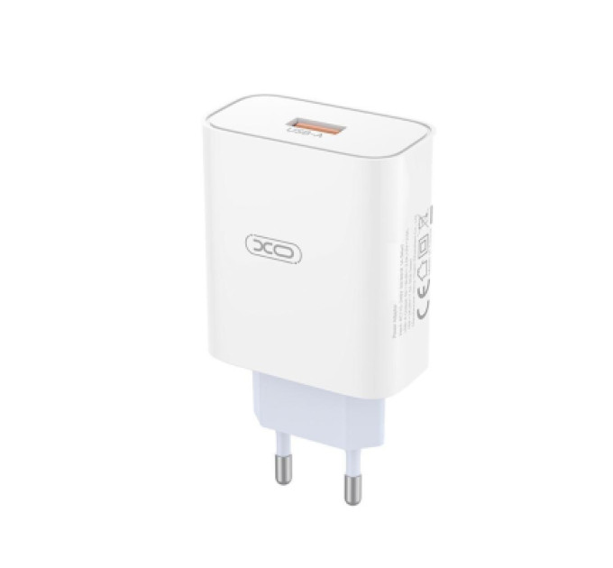 XO Зарядний пристрій XO USB 120W + cable USB to USB-C white (XO-L128U)