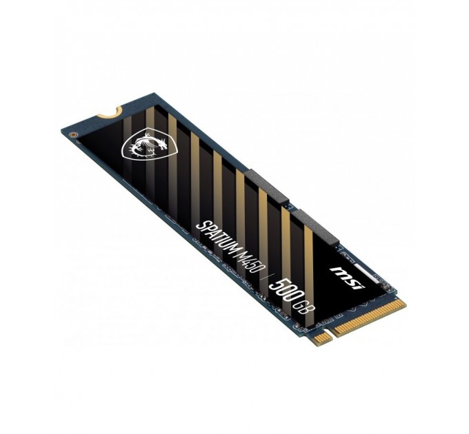 Накопичувач SSD  500GB MSI Spatium M450 V1 M.2 2280 PCIe 4.0 x4 NVMe 3D NAND TLC (S78-440K380-P83)