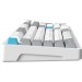 Клавіатура бездротова GamePro Asgard Drakkar Keychron Super Red Switch White (MK305WH)