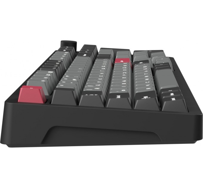 Клавіатура бездротова GamePro Asgard Drakkar Keychron Super Red Switch Black (MK305BK)