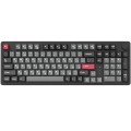 Клавіатура бездротова GamePro Asgard Drakkar Keychron Super Red Switch Black (MK305BK)