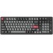 Клавіатура бездротова GamePro Asgard Drakkar Keychron Super Red Switch Black (MK305BK)