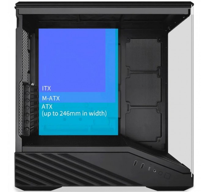 Корпус Lian Li Vector V100R Black (G99.V100RX.01) без БЖ