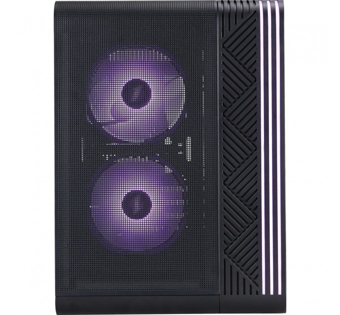 Корпус 1stPlayer VT5-BK-3F7 Black