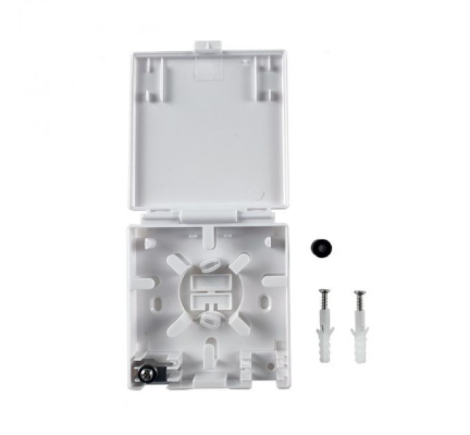 Комп'ютерна розетка оптична ES-02 з кабельним зажимом Eserver (WT-3193A / 53978)