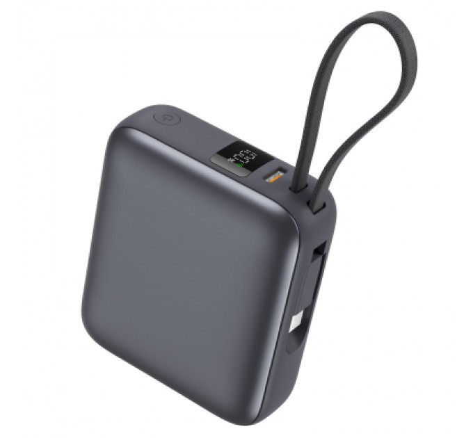 Батарея універсальна Vinga 10000 mAh 35W Display Cable (VPBB1035C)