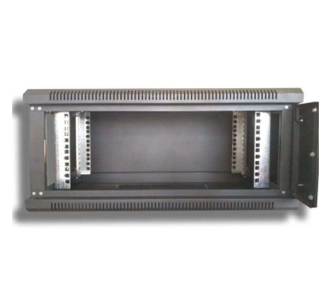 Hypernet Шафа настінна Hypernet 4U 19" 600x350 (WMNC-350-4U-FLAT-BLACK)
