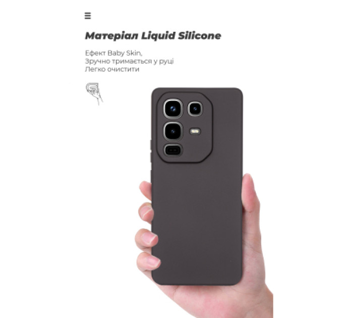 Armorstandart Чохол до мобільного телефона Armorstandart ICON Infinix Note 50 Pro 4G Camera cover Black (ARM84731)