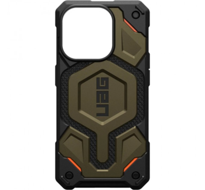 Чохол до мобільного телефона UAG Apple iPhone 15 Pro Monarch Pro Magsafe, Kevlar Elemental Green (11422111397B)