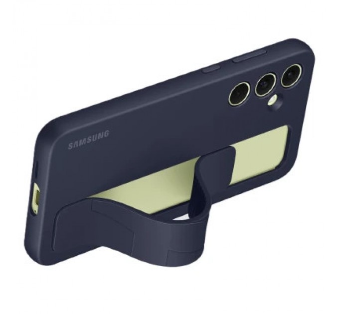 Чохол до мобільного телефона Samsung A55 Standing Grip Case Blue Black (EF-GA556TBEGWW)