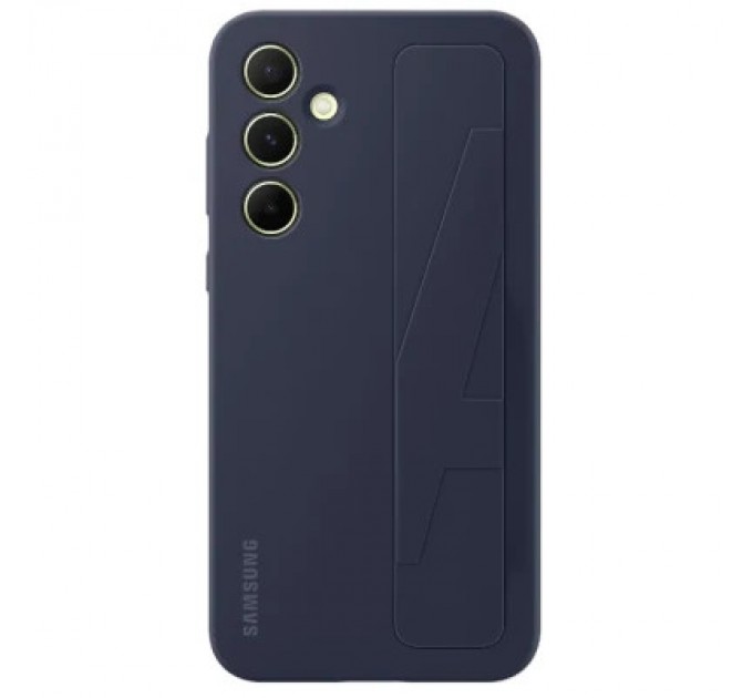 Чохол до мобільного телефона Samsung A55 Standing Grip Case Blue Black (EF-GA556TBEGWW)
