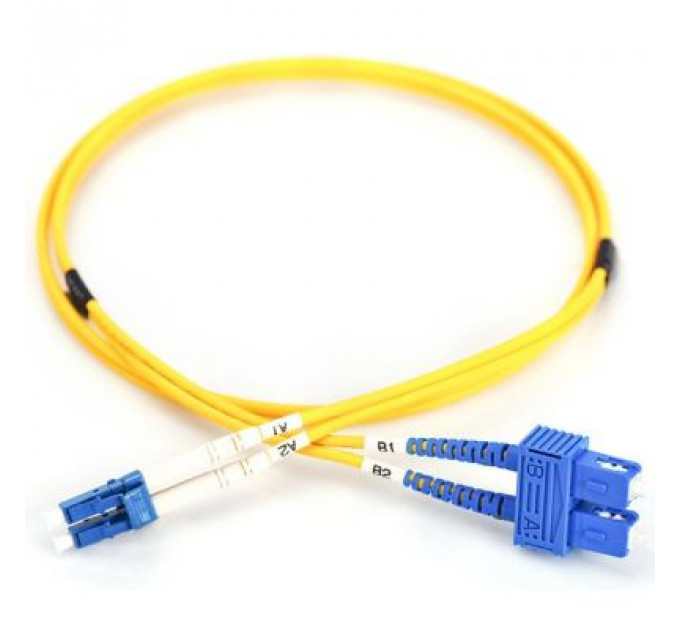 Оптичний патчкорд Digitus LC/UPC-SC/UPC,9/125,OS2,duplex,2m (DK-2932-02)