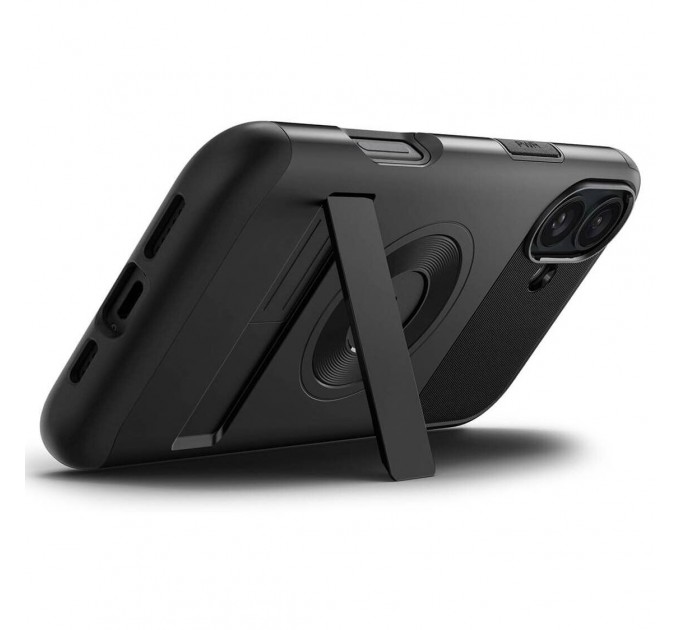 Чохол-накладка Spigen Slim Armor with MagFit для Apple iPhone 16 Plus Black (ACS08098)