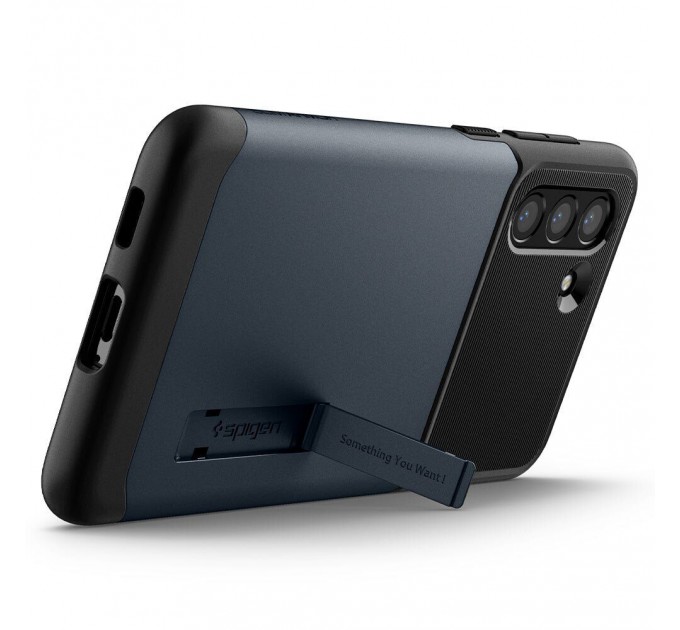Чохол-накладка Spigen Slim Armor для Samsung Galaxy S21 FE SM-G990 Metal Slate (ACS03152)