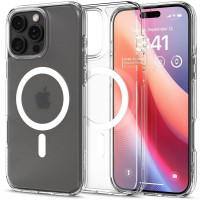 Чохол-накладка Spigen Ultra Hybrid with MagFit для Apple iPhone 16 Pro Max Frost Clear (ACS08002)