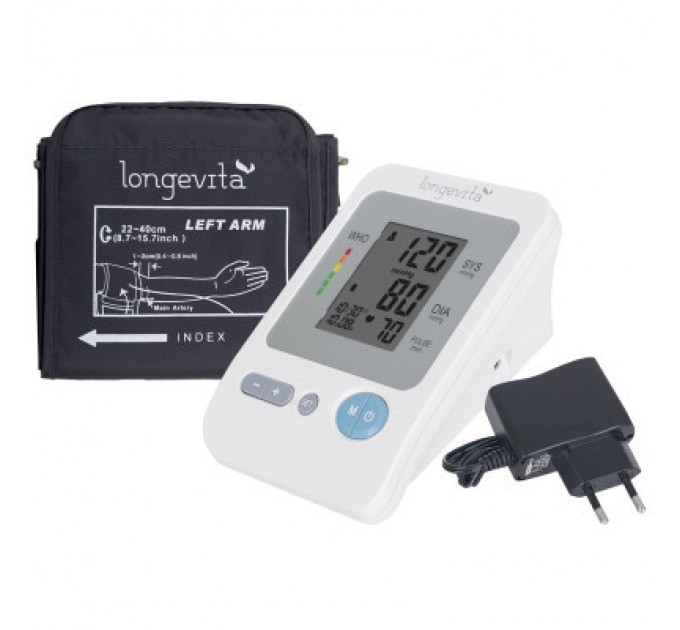 Тонометр Longevita Авт.вимір.артер.тиску LONGEVITA BP-1304 Авт.вимір.артер.тиску (BP-1304)