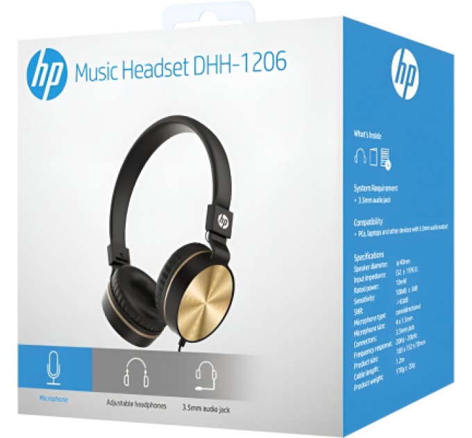 Навушники HP DHH-1206 Black (DHH-1206)