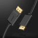 Ugreen Кабель мультимедійний DisplayPort M to DisplayPort M 1.0m DP102 black Ugreen (10244)