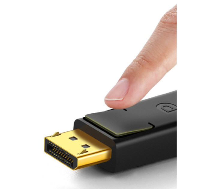 Ugreen Кабель мультимедійний DisplayPort M to DisplayPort M 1.0m DP102 black Ugreen (10244)