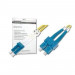 Оптичний патчкорд Digitus LC/UPC-SC/UPC,9/125,OS2,duplex,2m (DK-2932-02)