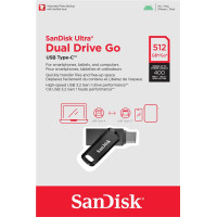 USB флеш накопичувач SanDisk 512GB Ultra Dual Go Black USB/Type-C (SDDDC3-512G-G46)