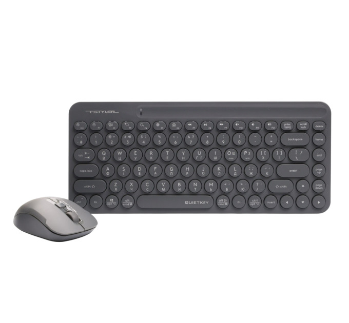 A4Tech Комплект (клавіатура, миша) бездротовий A4Tech FG3200 Air2 Grey