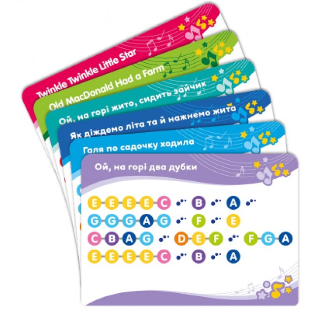 Розвиваюча іграшка Kiddi Smart Піаніно – Кольорові нотки (світло) (4514T-KS)