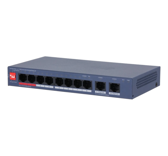 Dahua Комутатор мережевий Dahua DH-CS4010-8ET2GT-110
