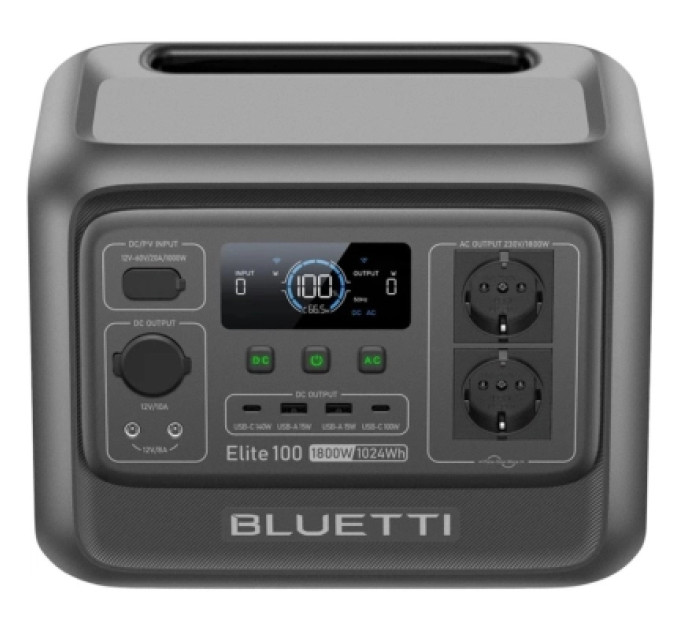 BLUETTI Зарядна станція BLUETTI Elite 100 V2, 1000W 1024Wh (EL100V2)