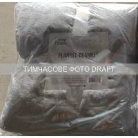 Плед Ardesto Flannel 200х220см, 100% поліестер, сірий світлий (ART0228SB)