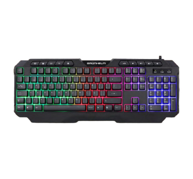 Grunhelm Клавіатура Grunhelm KB-664WD USB UA Black (126944)