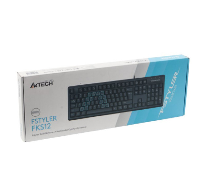 A4Tech Клавіатура A4Tech FKS12 USB UA Black (4711421003155)