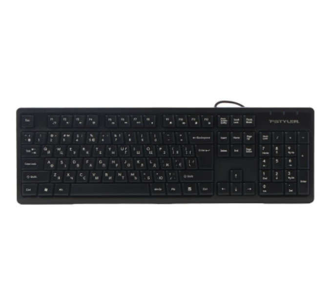 A4Tech Клавіатура A4Tech FKS12 USB UA Black (4711421003155)