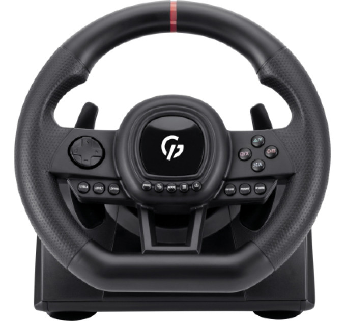 GamePro Кермо GamePro RW038PM з педалями та коробкою передач PC/XBOX360/XBOXONE/SWITCH/PS3/PS4 (RW038PM)