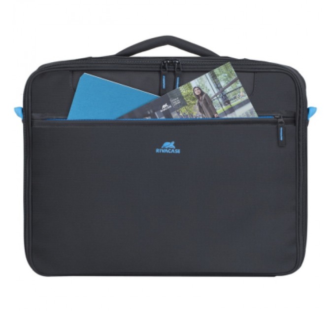 Сумка для ноутбука RivaCase 16" collection Regent, black (8087Black)