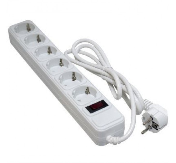 Мережевий фільтр живлення Patron 3m (SP-1063W), 6 розеток White (EXT-PN-SP-1063W)
