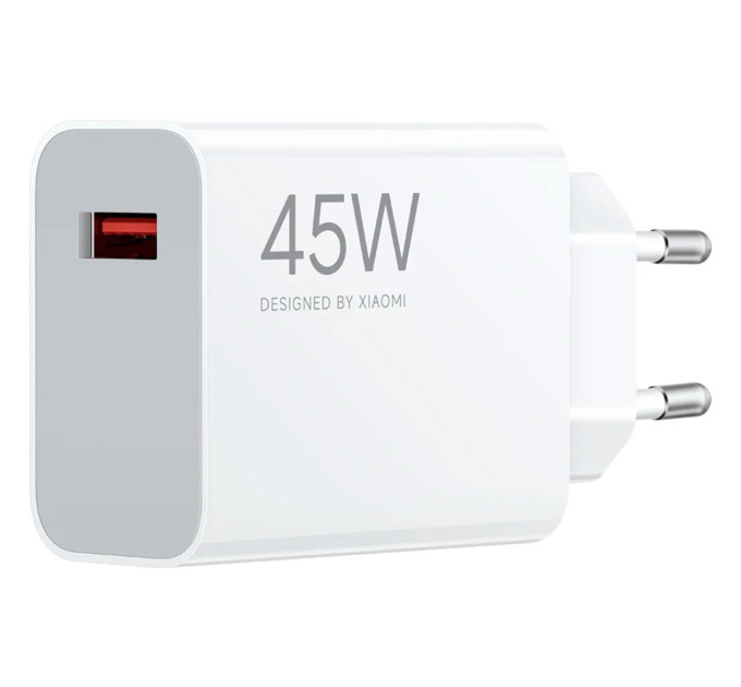 Xiaomi Зарядний пристрій Xiaomi 45W Turbo Charging USB-A White (BHR07SLEU)