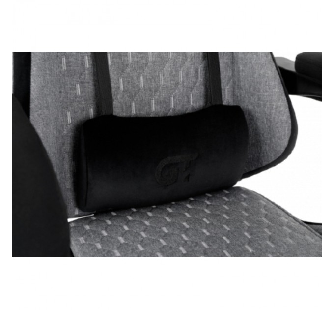 Крісло ігрове GT Racer X-2324 Gray/Black (X-2324 Fabric Gray/Black Suede)