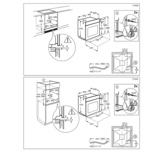 Electrolux Духова шафа Electrolux LOFGF00BK