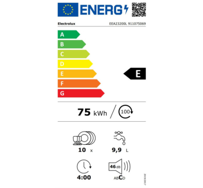 Electrolux Посудомийна машина Electrolux EEA23200L