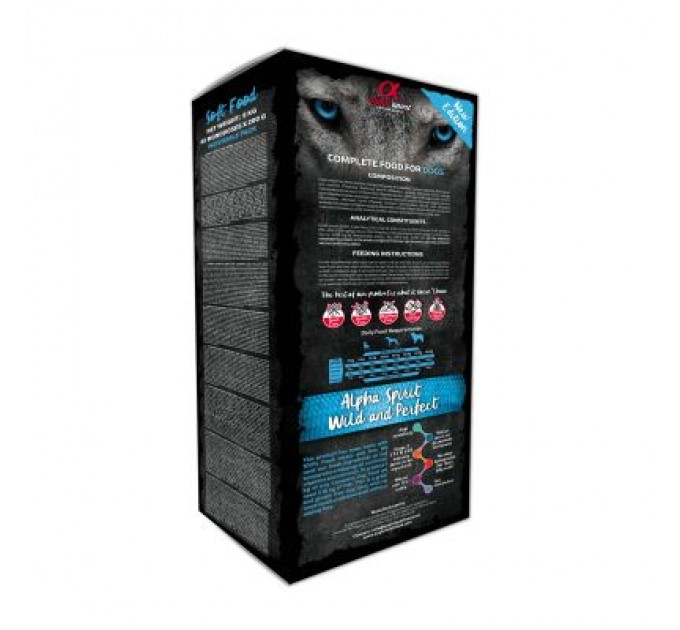 Напіввологий корм для собак Alpha Spirit Semi-moist WILD FISH BAG 9 кг (8436586310141)