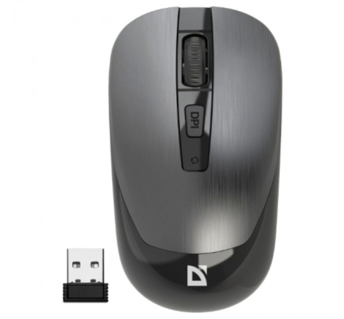 Defender Мишка Defender Wave MM-995 Silent Wireless Grey (52993)